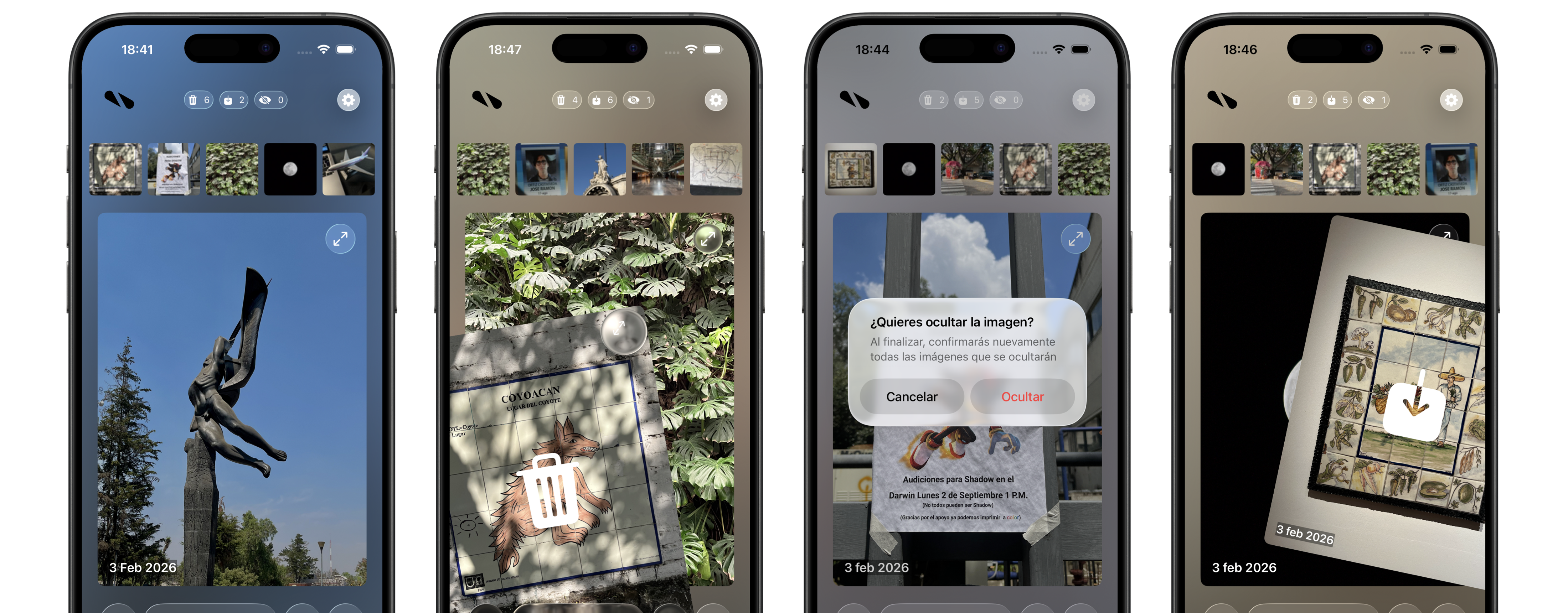 Captura de pantalla de la app